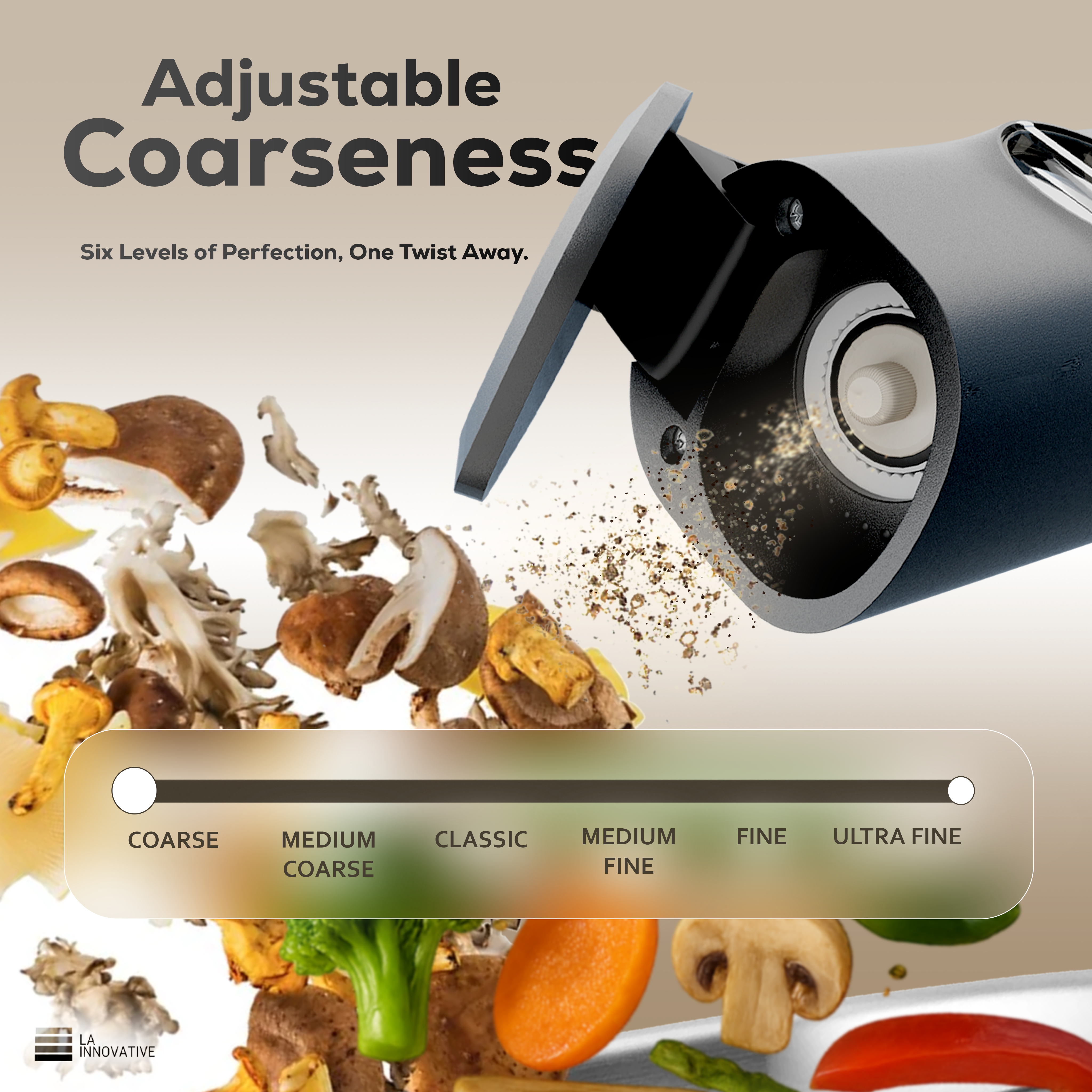 Automatic Salt & Pepper Grinder