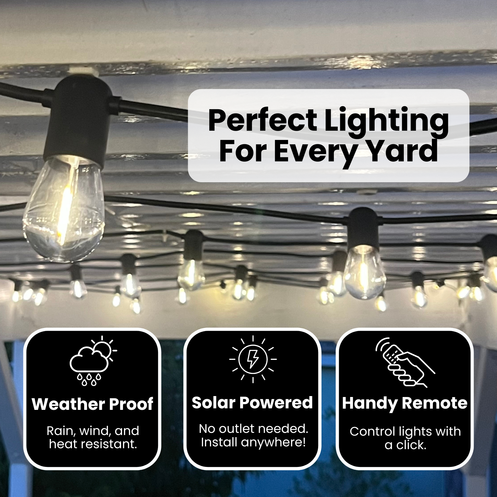 Solar String Light (W/Remote)